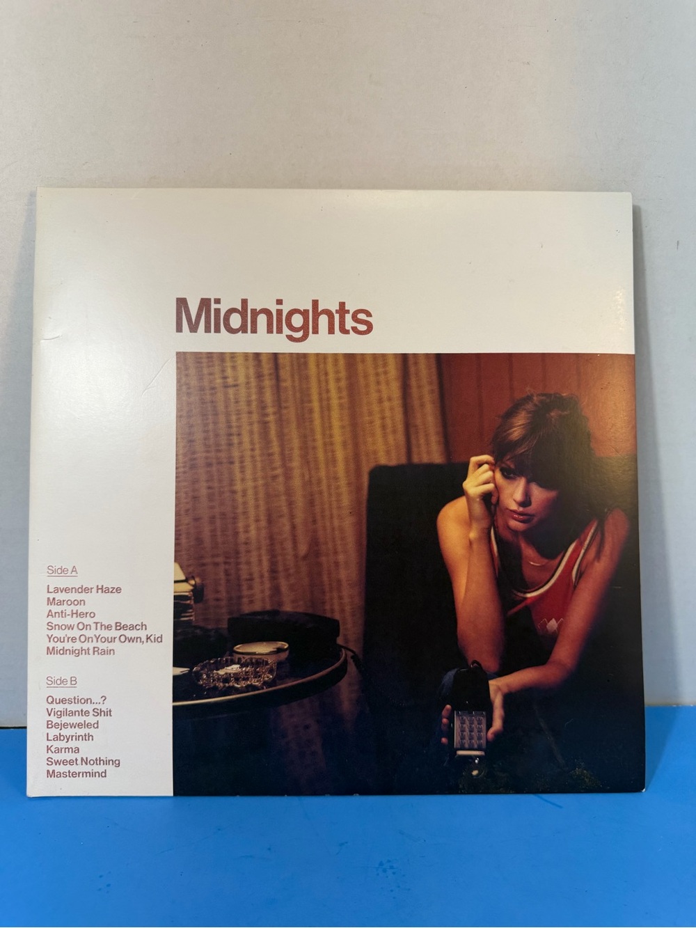 Taylor Swift Midnights Vinyl - White & Brown Artwork